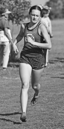 Left, NRC’s Kypton Battershell, who finished 35 out of 227 runners. Photo/Sheryl Gowin Above, Meeker’s Payton Trotter, who finished 30th in Class 2A girls. Photo/Beth Young Below, Stroud’s Jordyn Neeley, who finished 28th. Photo/Beth Young Bottom left, NRC’s Raiden Simmons, who finished 17th in Class 4A boys. Photo/Sheryl Gowin Below, Presleigh Ably, who finished 59th out of 164 runners. Photo/Sheryl Gowin