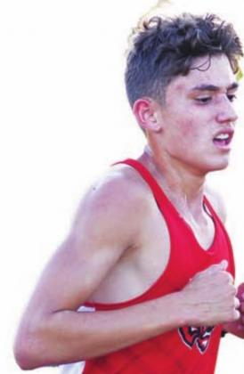 - Jordan Coody at the North Canadian River Conference meet. Photo/Brian Blansett