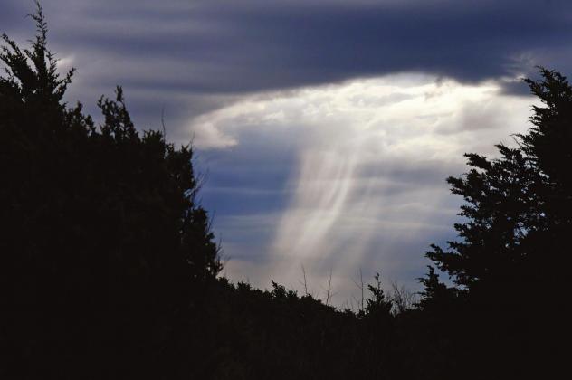 Scary looking rain cloud