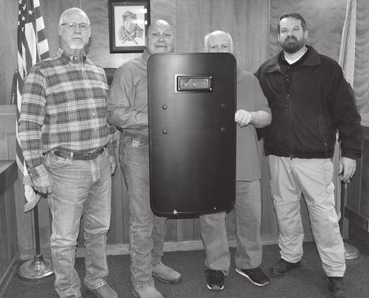 Stroud police receive ballistic shield