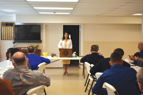 Representative Stephanie Bice spoke at the Chandler Lions Club on March 13 at First Christian Church. Photo/Emily Kalka
