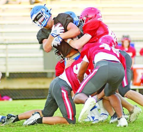 Football scrimmages
