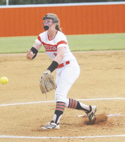 Wellston pitcher Shaelee Paull