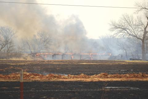 Oklahoma on fire