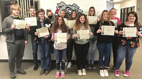 Meeker STEM award recipients
