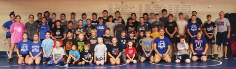Jerry Best returns home for wrestling clinic