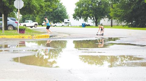 Lots of rain