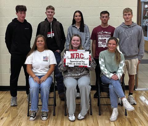 North Rock Creek High School recently announced its students of the month. Those honored include: freshmen Mattie Rogers and Trip Swan; sophomore Piper Reece and Jase Warren; juniors Birelle Lee and Mathew Carey; and seniors Elle Barger and Kaiden Samuels.