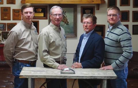 Pictured above from left to right: Brian Bendele, Assoc. Broker, Mike Bendele Broker/Owner, John Ball, Assoc. Broker, &amp; Justin Ball Sales Assoc. Photo/submitted.