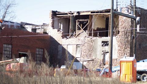 Demolition begins