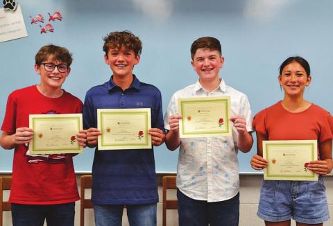 Essayists honored by Delta Kappa Gamma