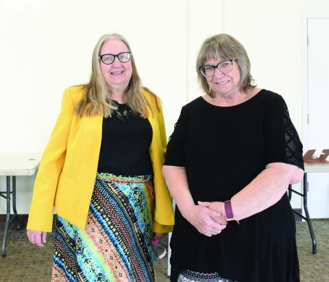 Carla Hale, left, and Sandy Helm. Photo/Brian Blansett