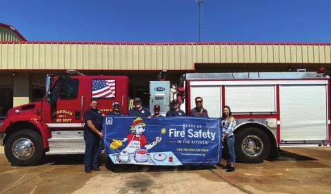 Cory partners with Fire Dept 