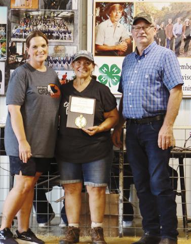 Davis honored at fair