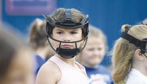 Softball camp in photos