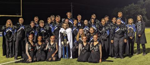 Area bands march through season