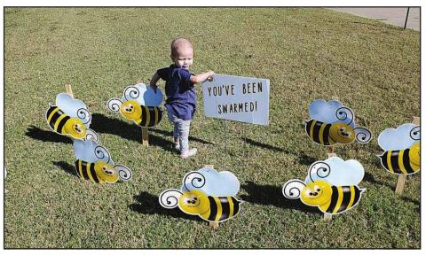 A swarm of bees for Blakelynn