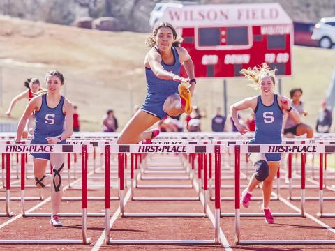 Opening track meet at Luther