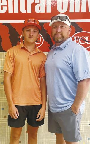 Jet Smith with his dad, Evan.