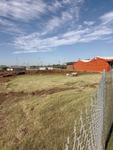 Dirt work has started at the location of the new high school building in Prague. The new building will be 41,982 square feet and is expected to stay under about $18 million of the bond funds. Construction began in July 2025, after a bond was passed in April 2024. The building will contain 22 classrooms, a Family and Consumer Sciences classroom and kitchen, science lab, an art studio, two teacher workrooms, special education space, a new library and alternative education space. Photo/Kimberly Fleak