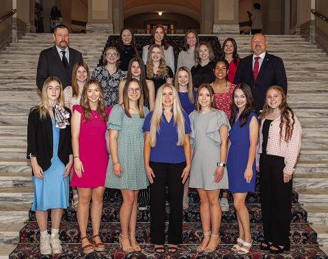 Chandler Pom honored at Capitol