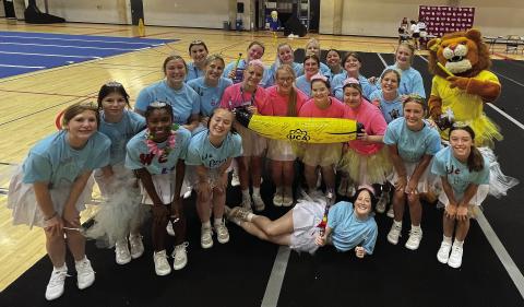 Award-winning cheerleaders