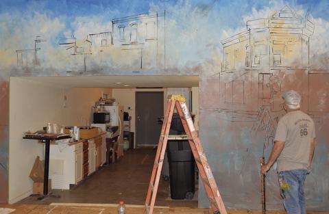 Museum mural