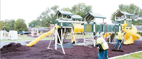 Glenn Crest Park in Meeker nears completion