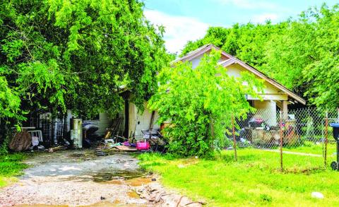 The home of a family facing child neglect charges. Photo/Jennifer Pryor