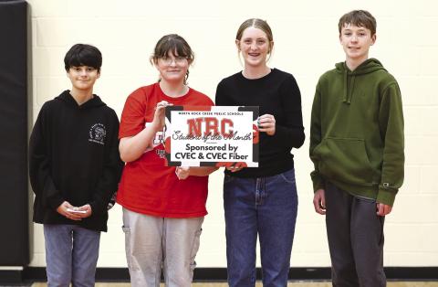 North Rock Creek Students of the Month