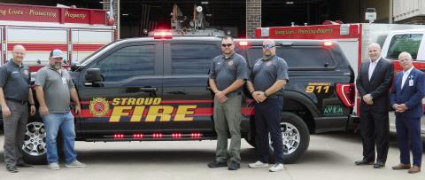 Command vehicle donation to Stroud Fire