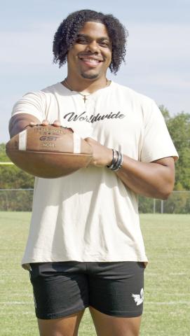 Langston Hall of Famer Tim Whitfield. Photo/Emily Kalka