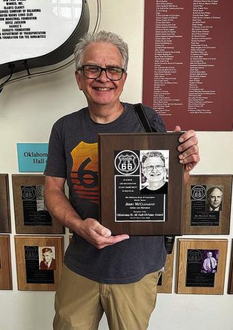 McClanahan inducted in Route 66 Hall of Fame