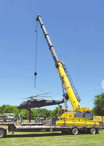 Black Hawk in place