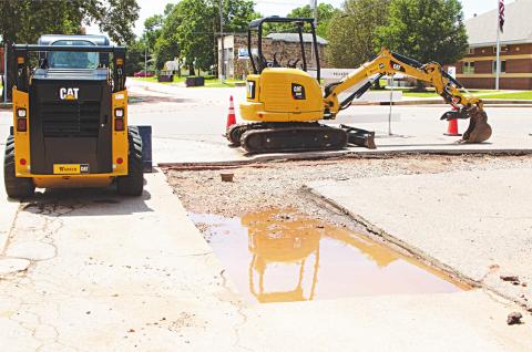 Wellston water line repairs