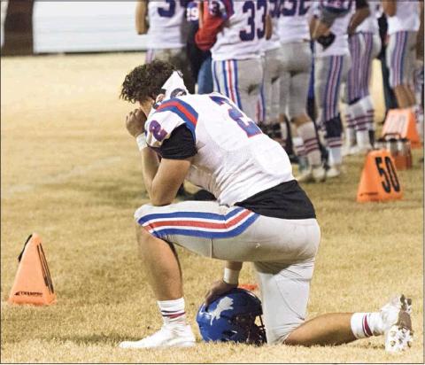 Chandler senior Dylan Mahan, playing his final game for the Lions. Photo/Jake Usry