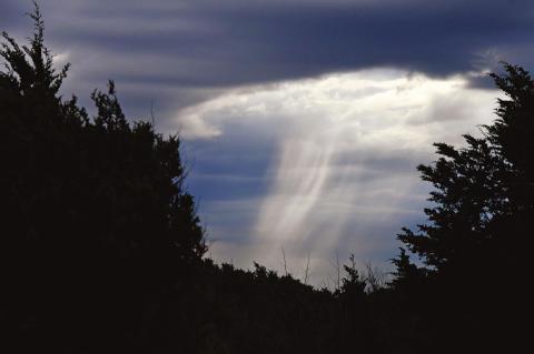 Scary looking rain cloud