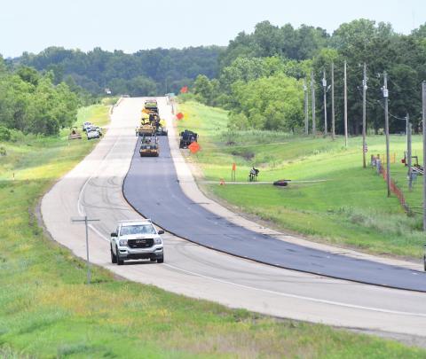 Work on Highway 18